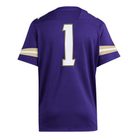 #1 Washington Huskies Premier Jersey - Purple