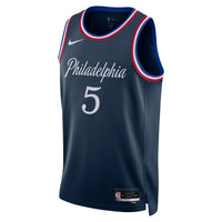 Philadelphia 76ers 2025/26 City Edition Swingman Jersey - Navy - Quentin Grimes