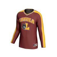 Loyola Chicago Ramblers NIL Pick-A-Player Lightweight Collegiate Volleyball Fashion Jersey - Maroon