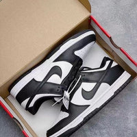 Sneakers, White Black Colorway, Lace Up Design, Casual Gift for Sneaker Fans
