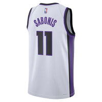 Sacramento Kings Association Edition Swingman Jersey - White - Domantas Sabonis