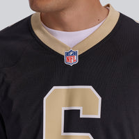 New Orleans Saints Tyler Shough Black Game Jersey