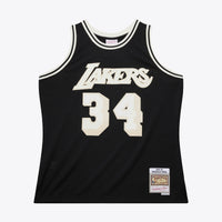 Los Angeles Lakers Off Court Swingman Jersey Shaquille O'Neal 1996