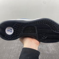 Low Top Sneakers, Blue White Black Colorway, Lace Up Design, Casual Gift for Sneaker Fans