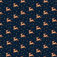 Celestial Christmas Gift Wrap, Starlit Reindeer Wrapping Paper, Navy Blue Holiday Gift Wrapping Paper, Winter Reindeer Flying Wrapping Paper