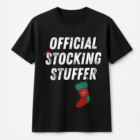 Naughty List Holiday Graphic Tee, Stocking Stuffer Humorous Christmas T-Shirt, Retro Sarcastic Humor Shirt, Xmas Gag Present for Dad Mom