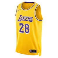 Los Angeles Lakers Icon Edition Swingman Jersey - Gold - Rui Hachimura