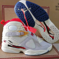 Sneakers, White Gray Red Colorway, Lace Up Design, Casual Gift for Sneaker Fans