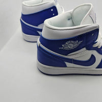 Sneakers, Blue White Colorway, Lace Up Design, Casual Gift for Sneaker Fans