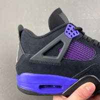 High Top Sneakers, Blue Black Purple Colorway, Lace Up Design, Casual Gift for Sneaker Fans