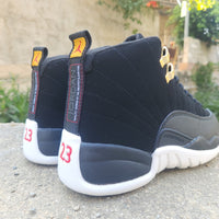 High Top Sneakers, White Black Gold Colorway, Lace Up Design, Casual Gift for Sneaker Fans