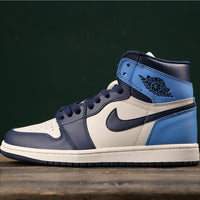Sneakers, Blue White Colorway, Lace Up Design, Casual Gift for Sneaker Fans