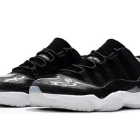 Retro Low Top Sneakers, Black White Colorway, Lace Up Design, Casual Gift for Sneaker Fans