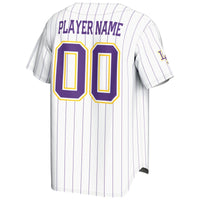 LSU Tigers NIL Pick-A-Player Lightweight Baseball Jersey - White