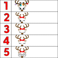 Festive Holiday Lights Antler Shirt, Personalized Christmas Deer Head T-Shirt, Custom Family Matching Xmas Graphic Tee, Present