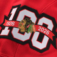Chicago Blackhawks Connor Bedard Red Centennial Premium Player Jersey