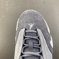 Retro Low Top Sneakers, Gray Colorway, Lace Up Design, Casual Gift for Sneaker Fans