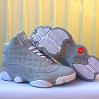 Sneakers, Gray Colorway, Lace Up Design, Casual Gift for Sneaker Fans