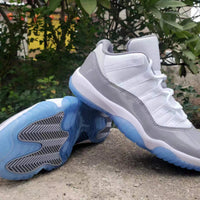 Low Top Sneakers, White Gray Colorway, Lace Up Design, Casual Gift for Sneaker Fans