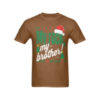 Matching Family Holiday Brother Shirt, My Brother My Rock Christmas T-Shirt, Festive Xmas Graphic Tee, Christmas Brother T-Shirt Present