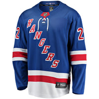 New York Rangers Jonny Brodzinski Blue Home Premier Breakaway Player Jersey