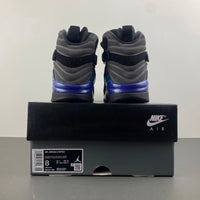Mid Top Sneakers, Blue Black Purple Gray Colorway, Lace Up Design, Casual Gift for Sneaker Fans