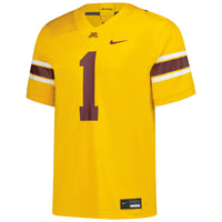 #1 Gold Minnesota Golden Gophers Game Football Jersey