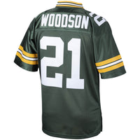 Green Bay Packers 2010 Charles Woodson Green Authentic Throwback Retired Player Jersey