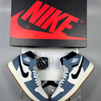 High Top Sneakers, Blue Colorway, Lace Up Design, Casual Gift for Sneaker Fans