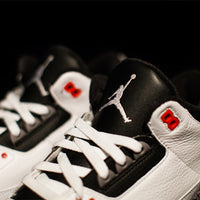 Low Top Sneakers, White Black Colorway, Lace Up Design, Casual Gift for Sneaker Fans