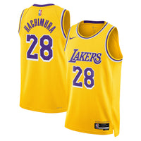 Los Angeles Lakers Icon Edition Swingman Jersey - Gold - Rui Hachimura