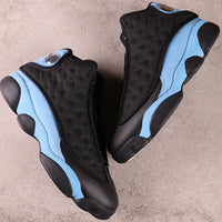 Sneakers, Black Blue Colorway, Lace Up Design, Casual Gift for Sneaker Fans