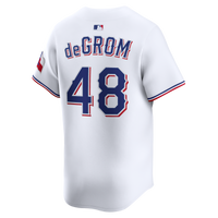 Texas Rangers Jacob deGrom White Home Limited Jersey