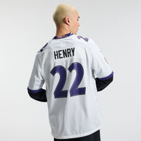 Baltimore Ravens Derrick Henry White Game Jersey