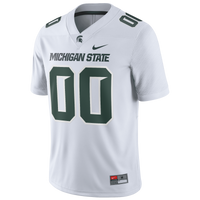 Michigan State Spartans Football Custom Game Jersey - White