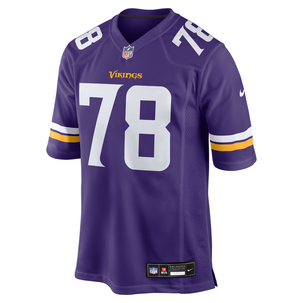 Minnesota Vikings Ryan Kelly Purple Team Game Jersey