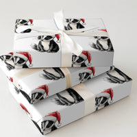 Watercolor Animal Gift Wrap, Baby Skunk Christmas Wrapping Paper, Skunk Wrapping Paper Roll, Holiday Wrapping Paper, Woodland Xmas Gift Wrap