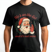 Liberal Democrat Holiday Graphic Tee, Humorous Anti-Politics Santa T-Shirt, Sarcastic Political Christmas Shirt, Satirical Xmas Party T-Shirt
