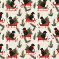 Curly Retriever Holiday Gift Wrap, Curly-Coated Retriever Christmas Wrapping Paper, Dog Lover Xmas Wrapping Paper, Dog Holiday Paper Roll