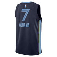 Memphis Grizzlies Icon Edition Swingman Jersey - Navy - Santi Aldama