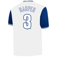 Philadelphia Phillies Bryce Harper White Big & Tall Name & Number Jersey