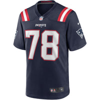 New England Patriots Bruce Armstrong Navy Game Retired Player Jersey