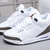 Sneakers, White Black Colorway, Lace Up Design, Casual Gift for Sneaker Fans
