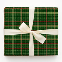 Tartan Plaid Gift Wrap, Christmas Plaid Wrapping Paper, Holiday Plaid Wrapping Paper, Winter Christmas Wrapping Paper, Festive Present Wrap