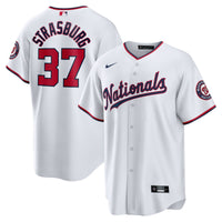 Washington Nationals Stephen Strasburg White Home Replica Jersey