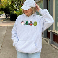 Holiday Tree Medical Hoodie, Nurse Christmas Hoodie, Stethoscope Xmas Graphic Sweatshirt, Nursing Student Pullover Hoodie, RN Winter Present