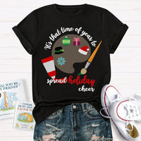 Tis the Season Festive Shirt, Holiday Cheer Christmas T-Shirt, Winter Holiday Graphic Tee, Adorable Christmas Vacation Unisex Present Shirt