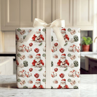 Poker Dice Christmas Gift Wrap, Casino Santa Wrapping Paper, Gambling Holiday Wrapping Paper, Casino Game Night Gift Wrap, Holiday Paper