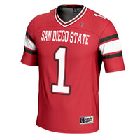 #1 San Diego State Aztecs Football Jersey - Cardinal