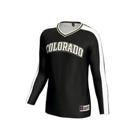 Colorado Buffaloes #1 Lightweight Volleyball Fashion Jersey - Black